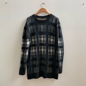 Zara men’s plaid sweater